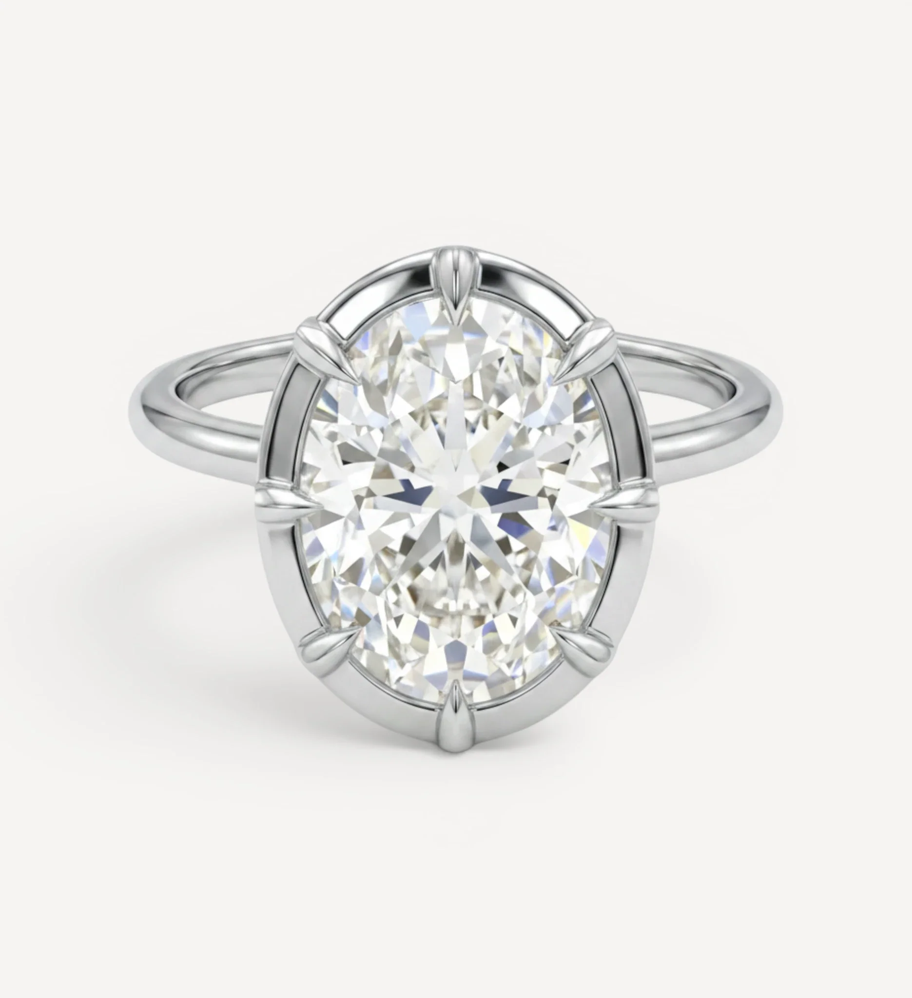 Minerva Solitaire | Oval - Image 6