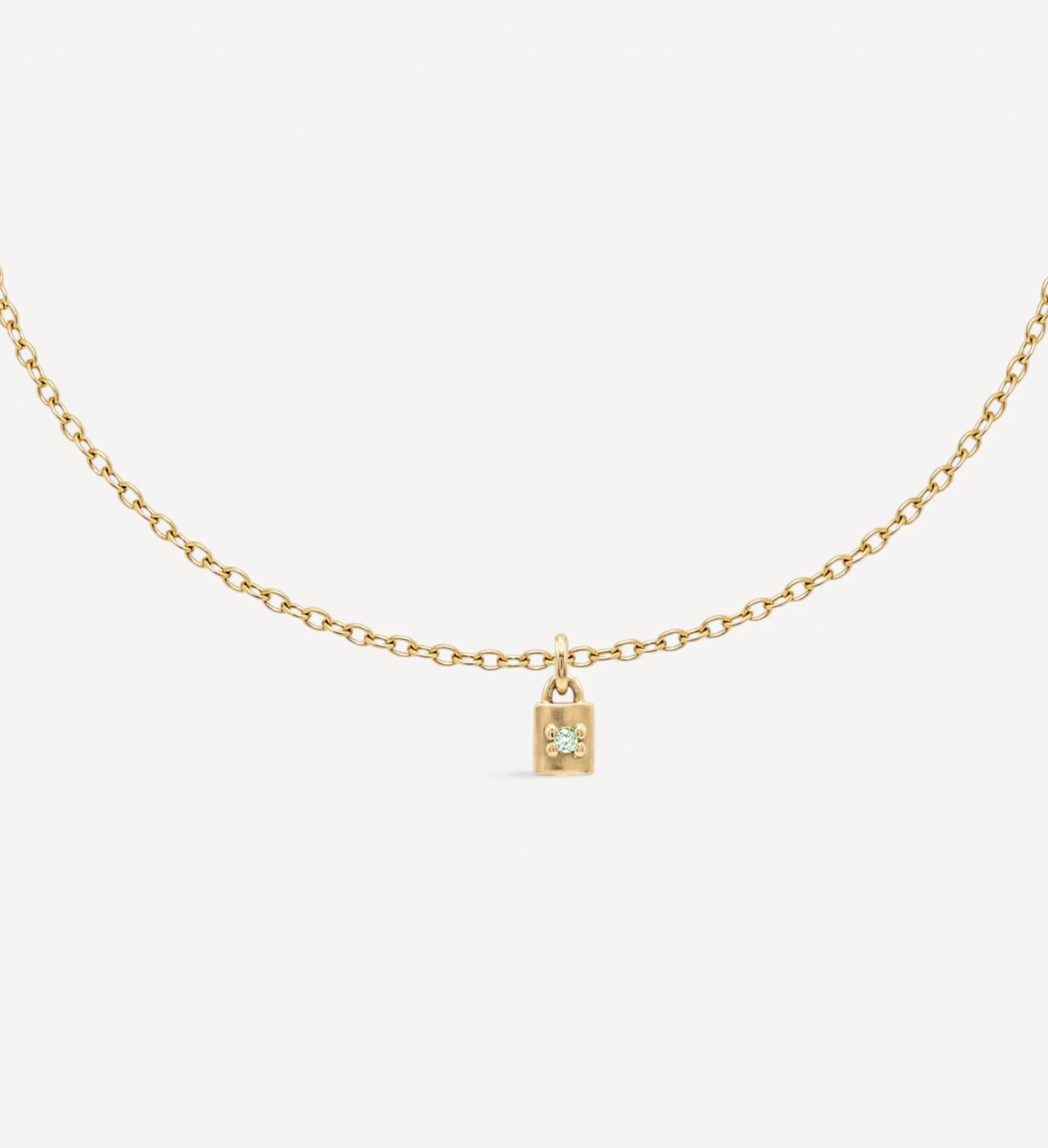 Mini Padlock Bracelet | birthstone - Image 3