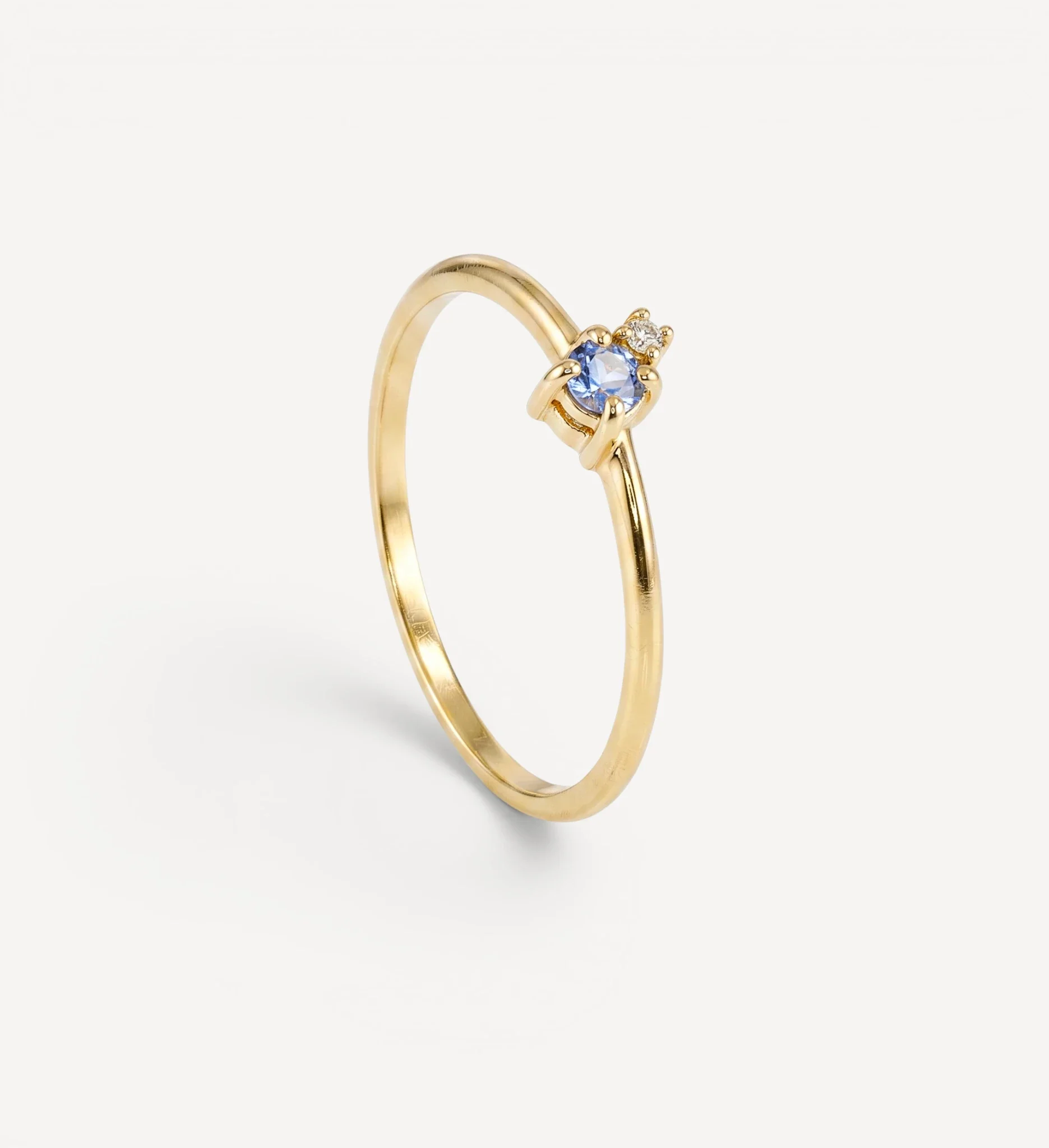 Mischa | blue sapphire & diamond - Image 3