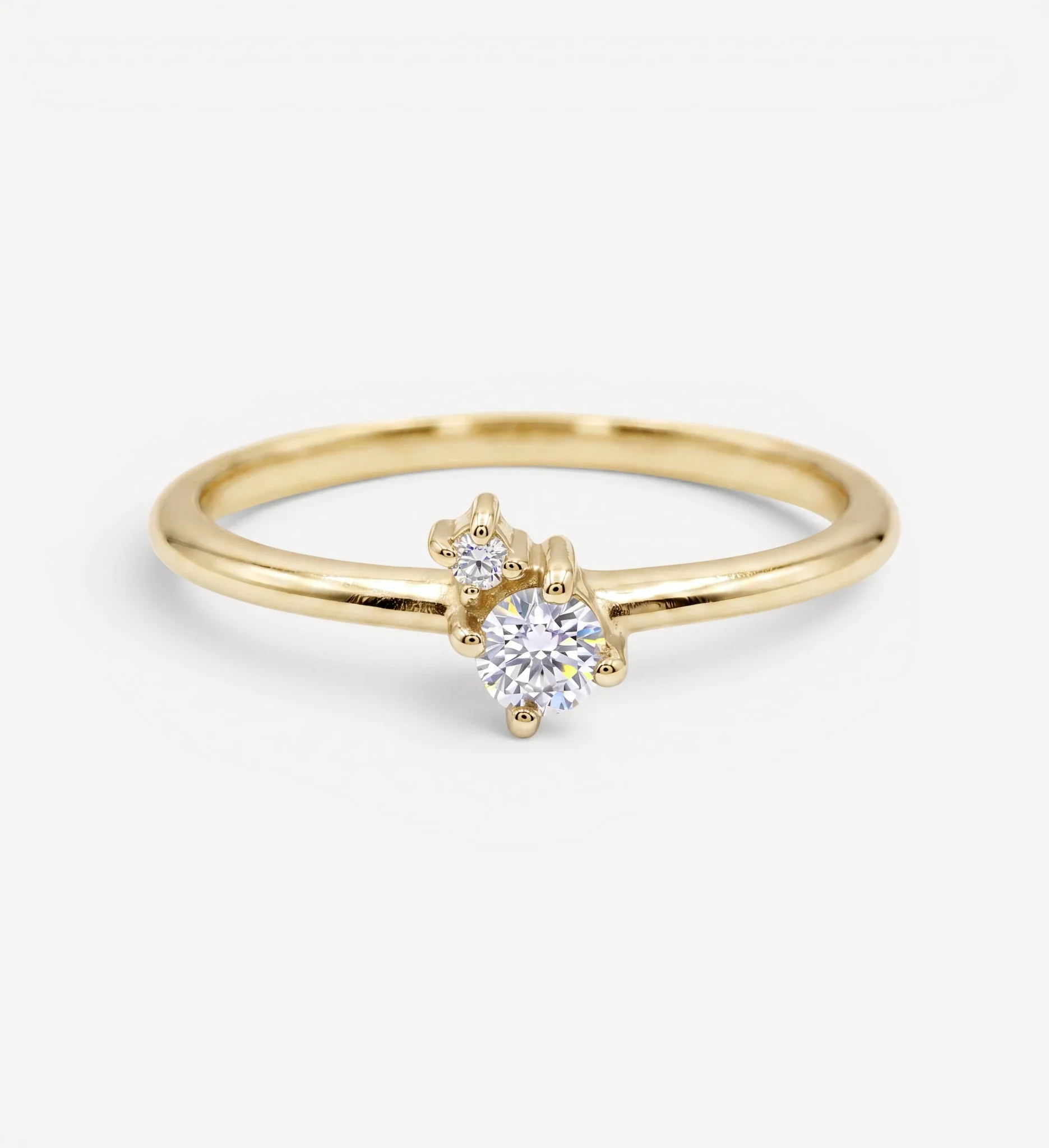 Mischa | white sapphire & diamond