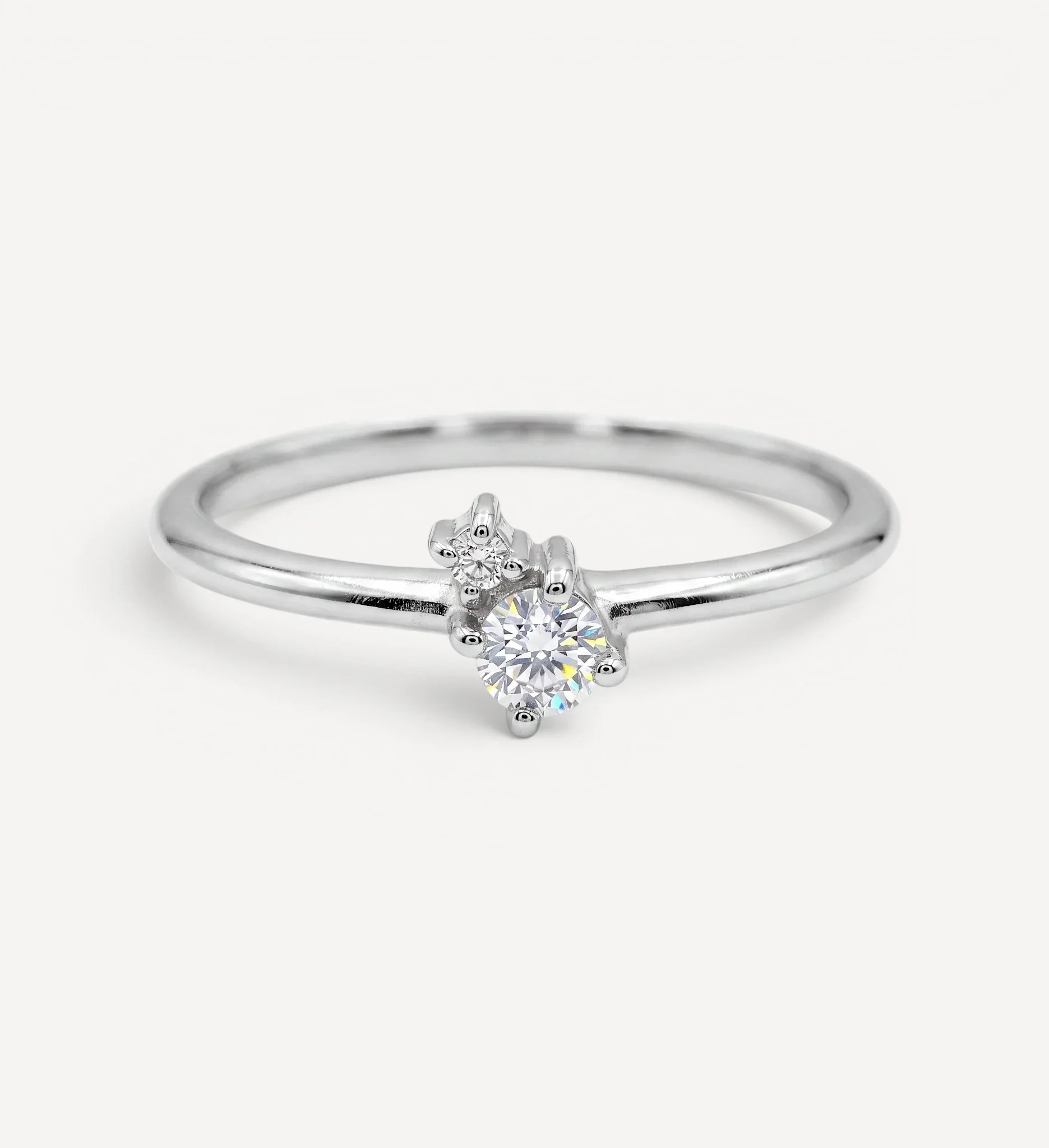 Mischa | white sapphire & diamond - Image 3