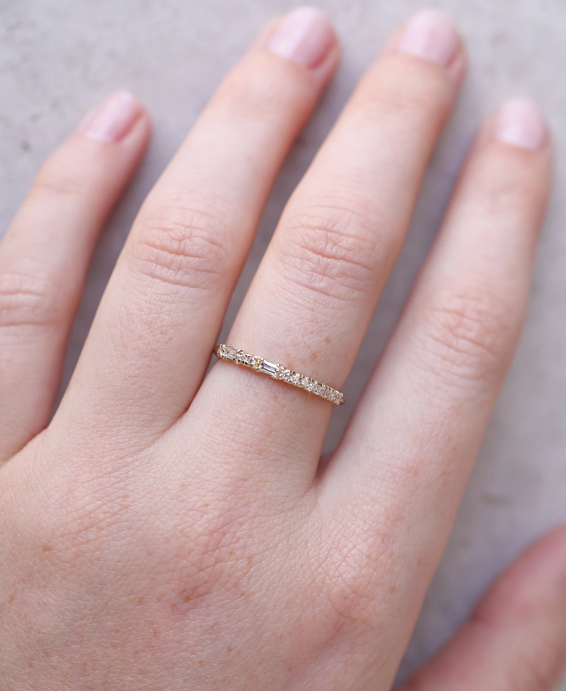 Diamond Morse Code Ring | SISTER - Image 4