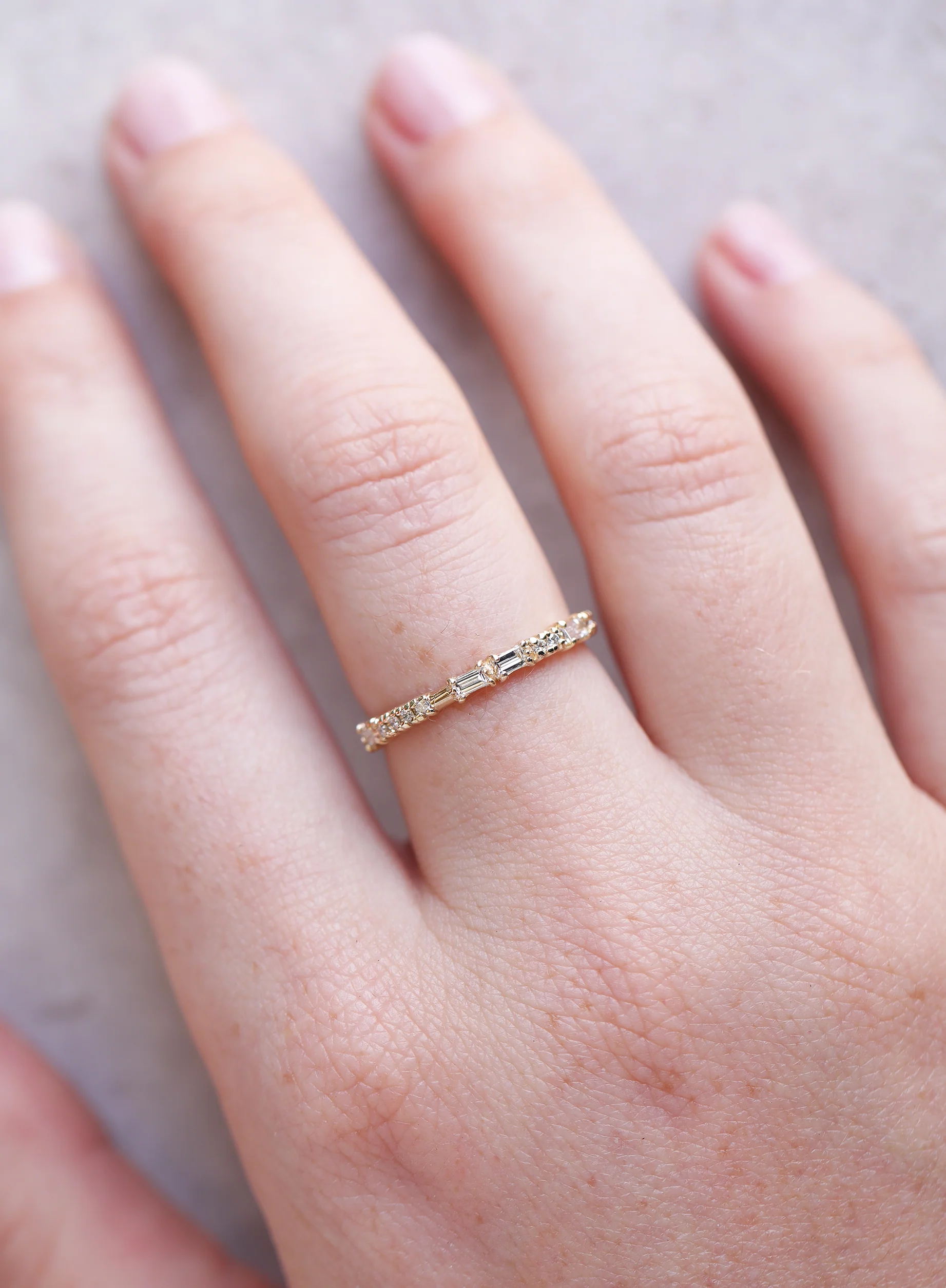 Diamond Morse Code Ring | BE MINE - Image 4