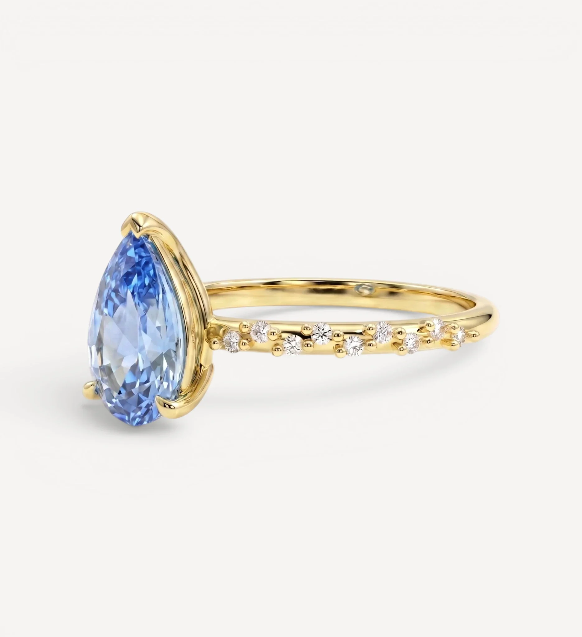 Nessa | blue sapphire & diamonds - Image 2