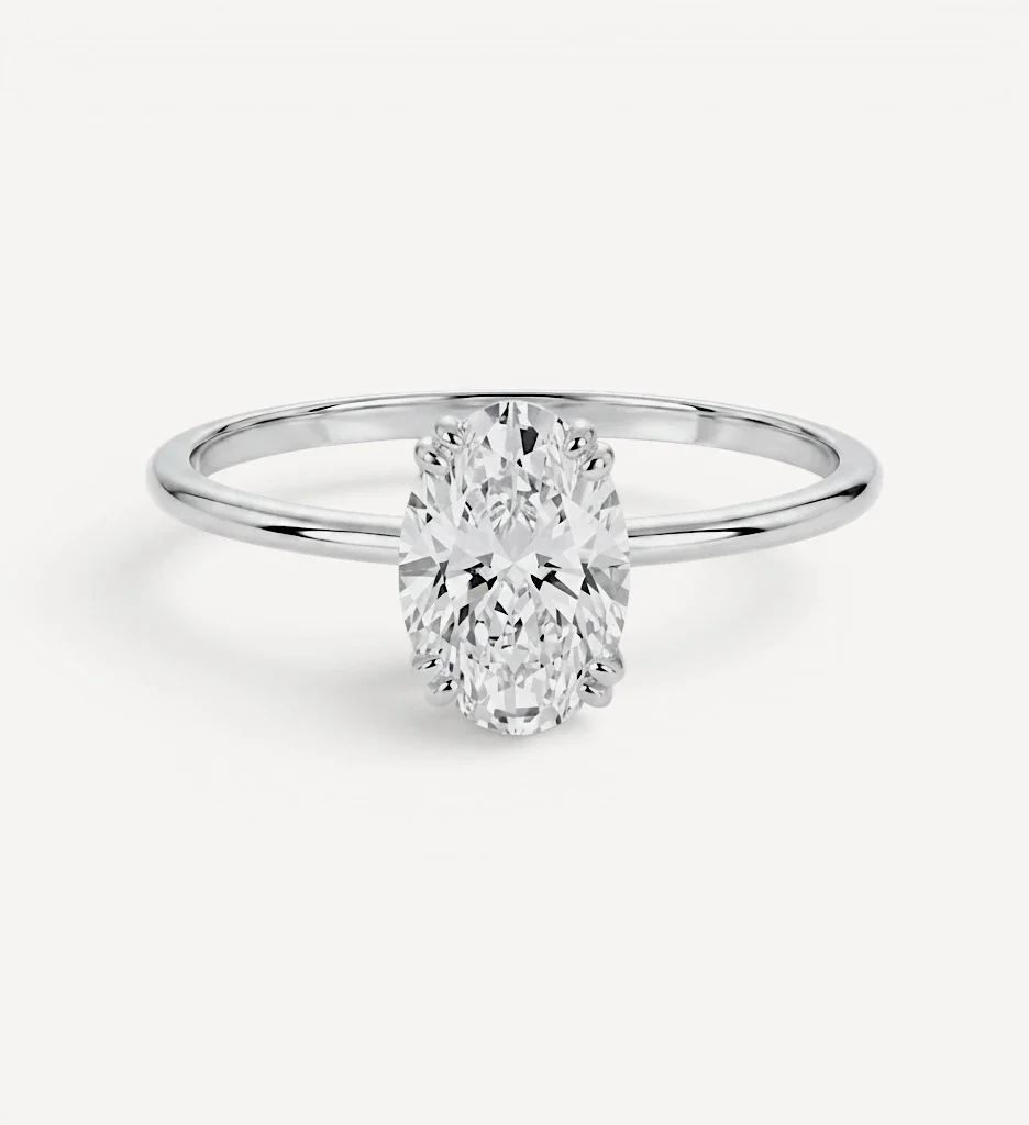 Oval Solitaire | diamond - Image 6
