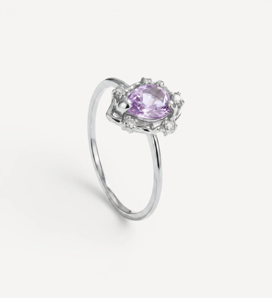 Peone | pink amethyst & diamonds - Image 5