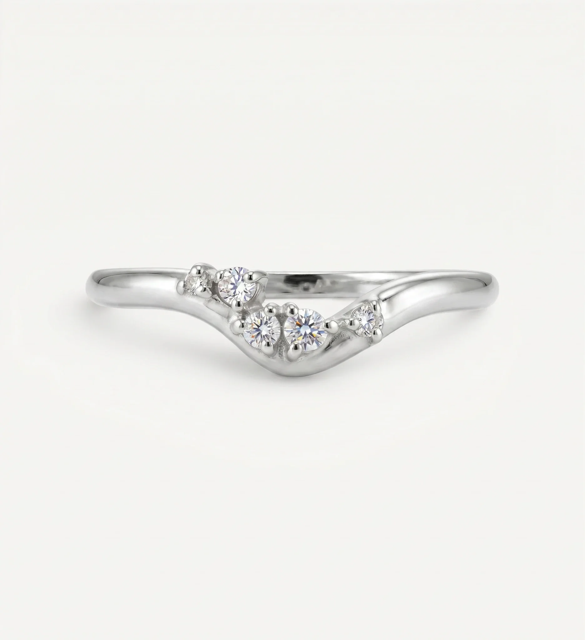 Poe Ring | white diamonds - Image 6