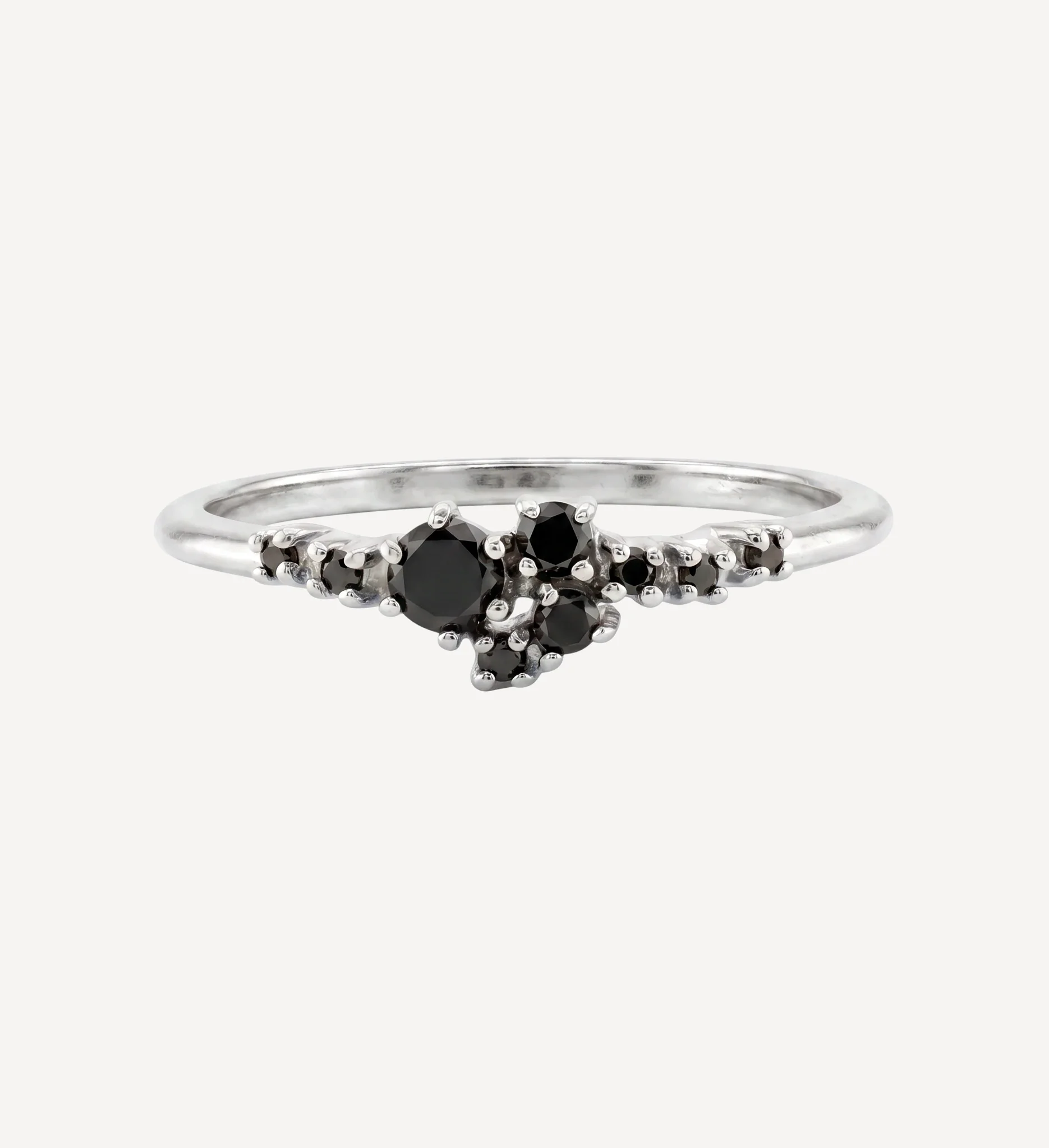 Raya Cluster ring | black diamond - Image 3