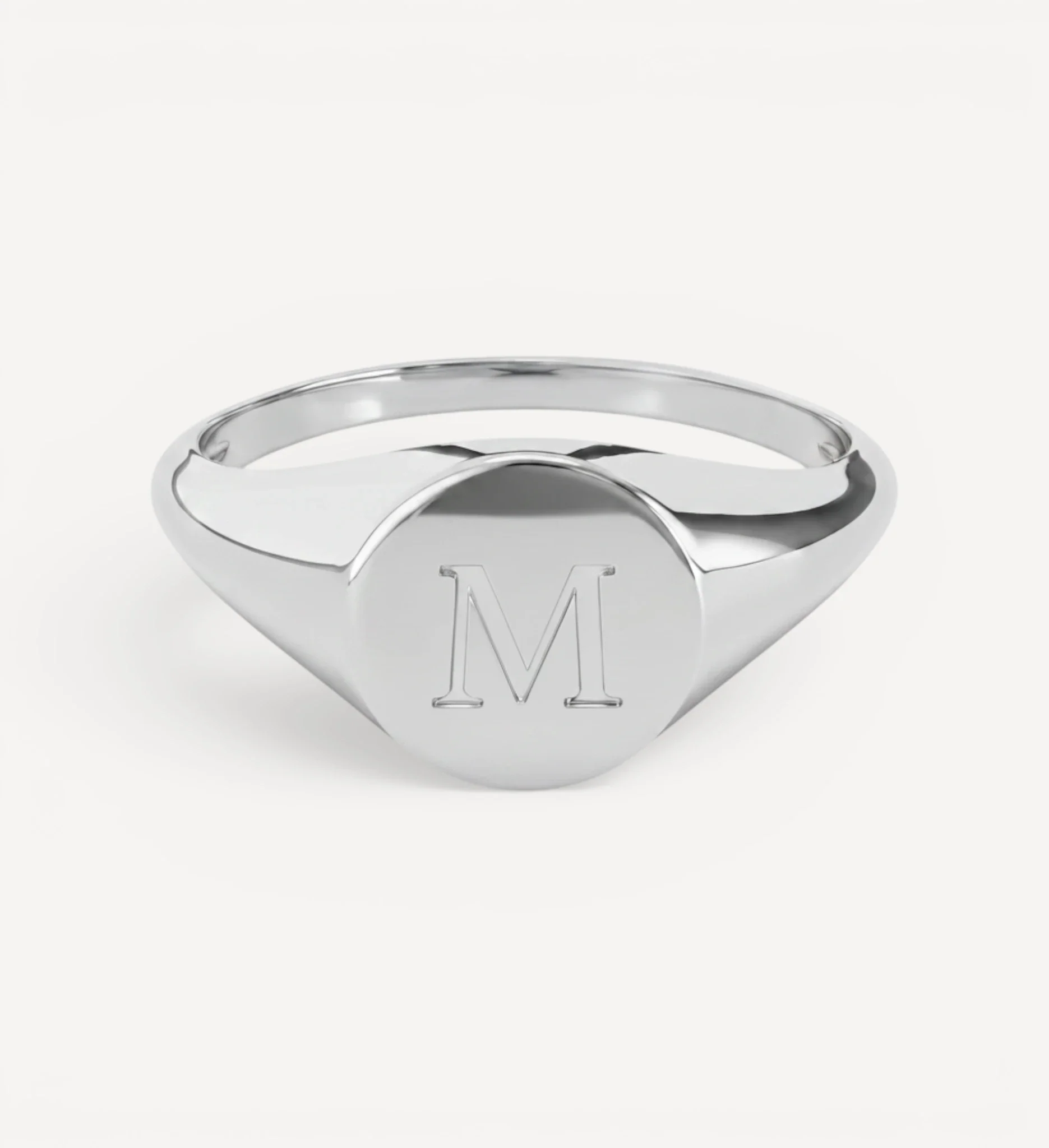 Round Signet | Engraved Initial - Image 4