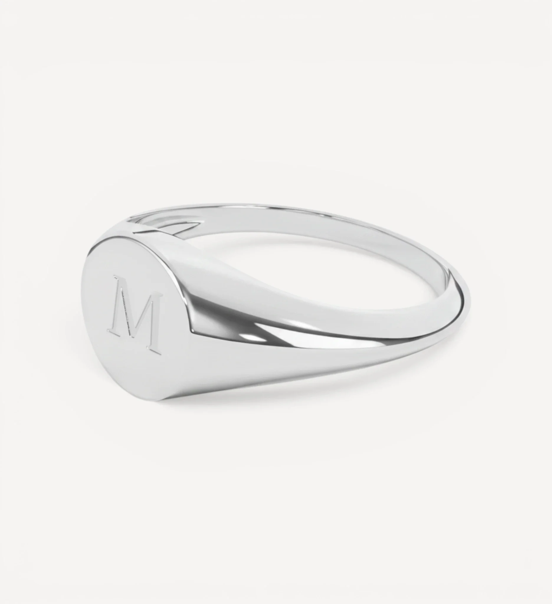 Round Signet | Engraved Initial - Image 5