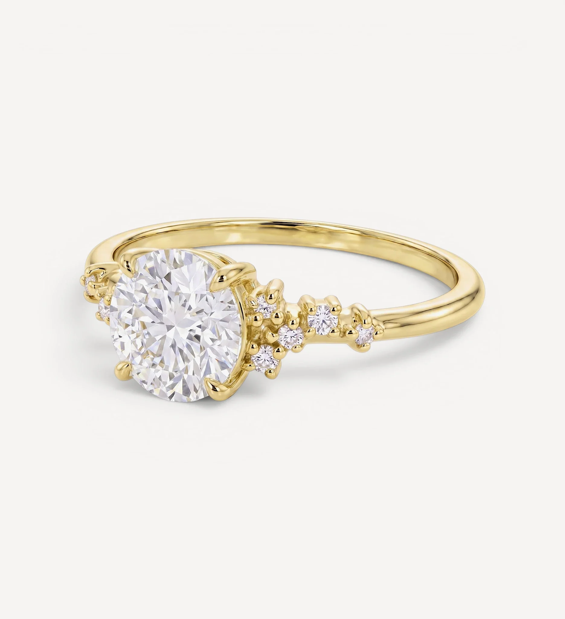 Sienna ring | round diamond - Image 4