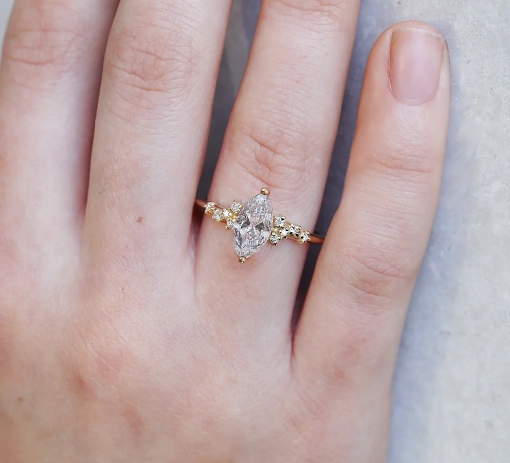 Sienna ring | marquise diamond - Image 3