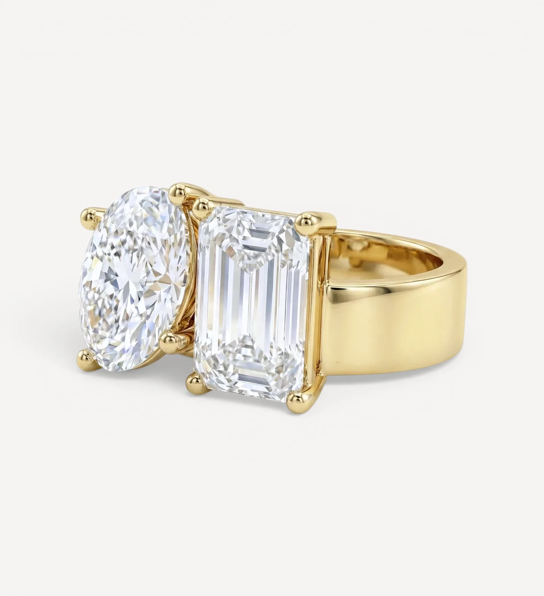 Signature Toi et Moi | Oval & Emerald - Image 4