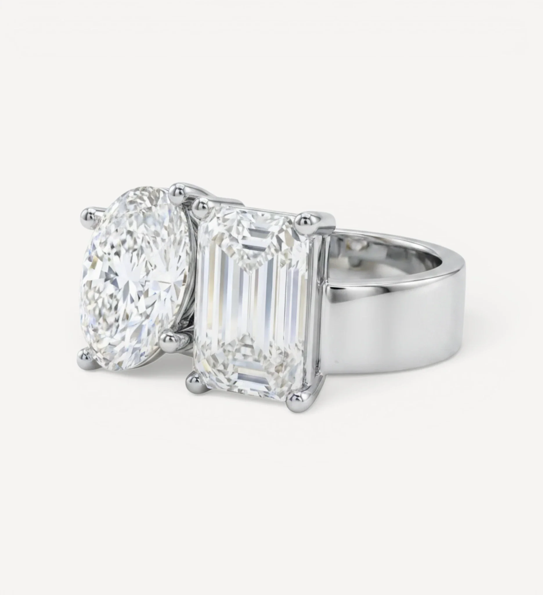 Signature Toi et Moi | Oval & Emerald - Image 7
