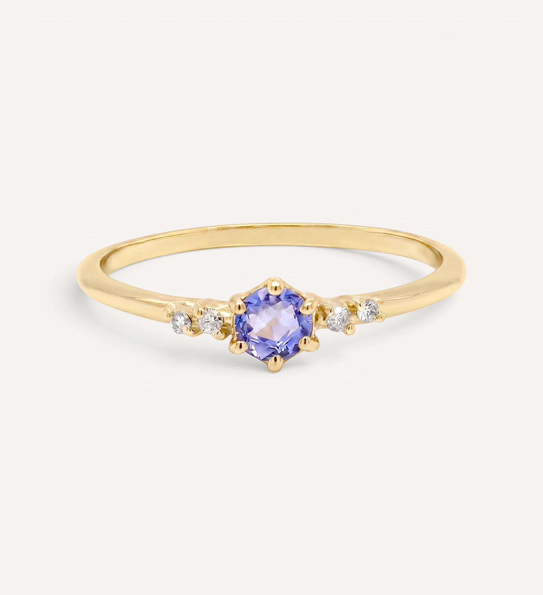 Thea | blue sapphire & diamonds