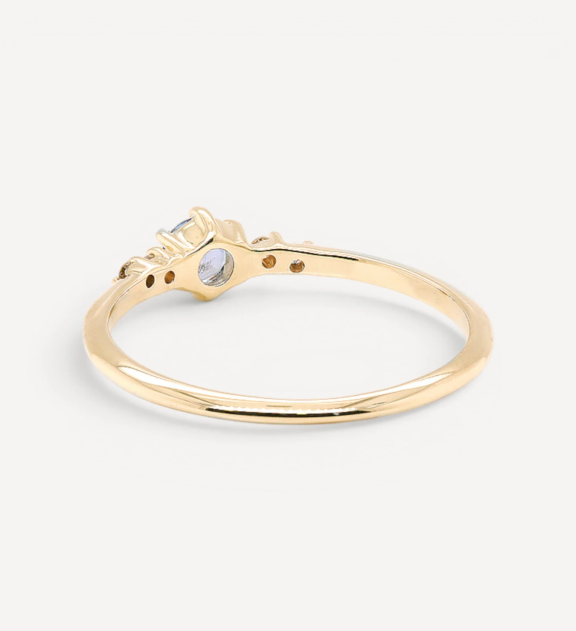Thea | blue sapphire & diamonds - Image 4