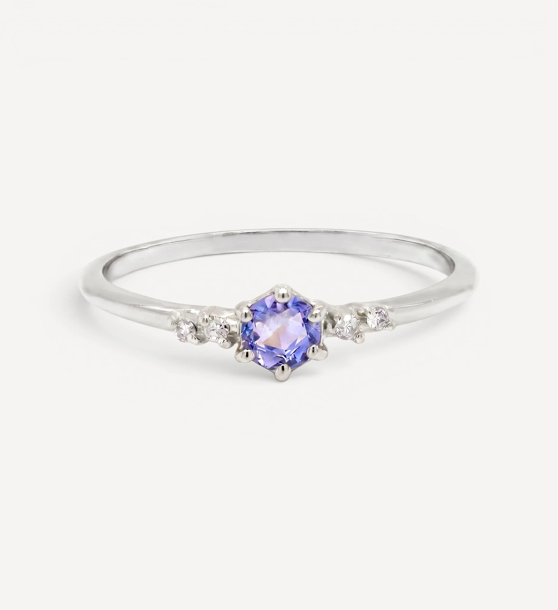 Thea | blue sapphire & diamonds - Image 5