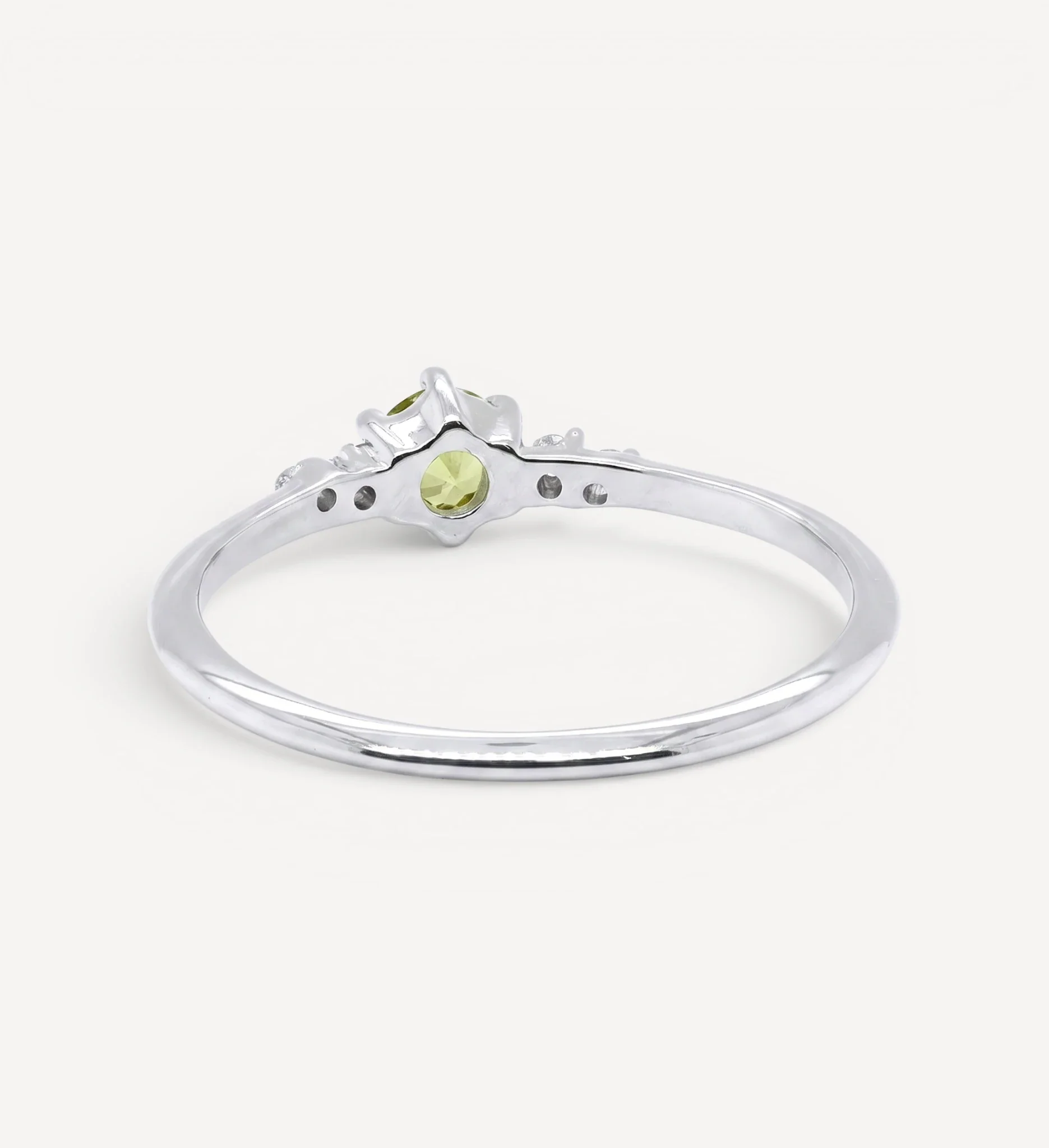 Thea | green sapphire & diamonds - Image 7