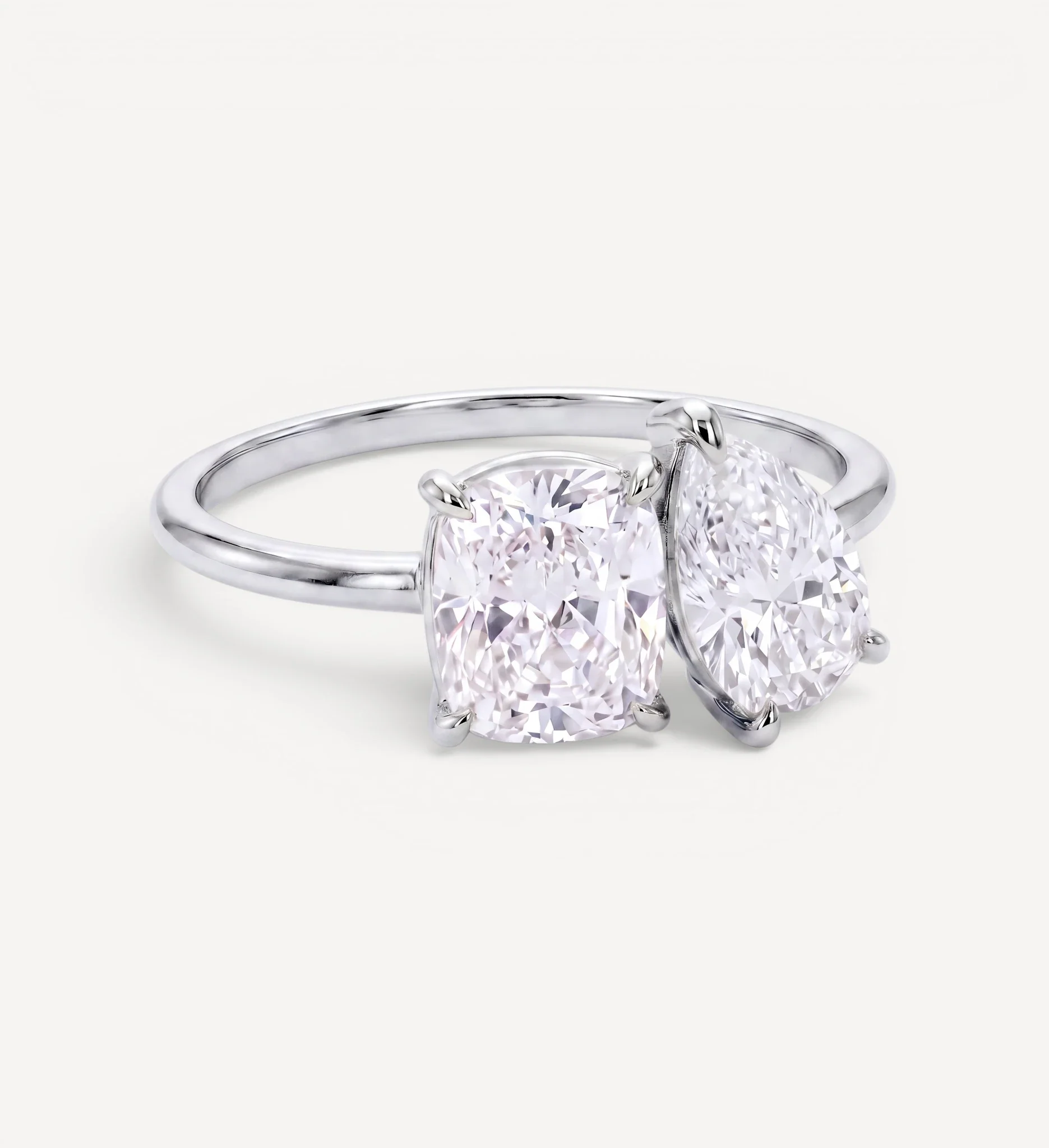 Toi et Moi | cushion & pear diamond - Image 9