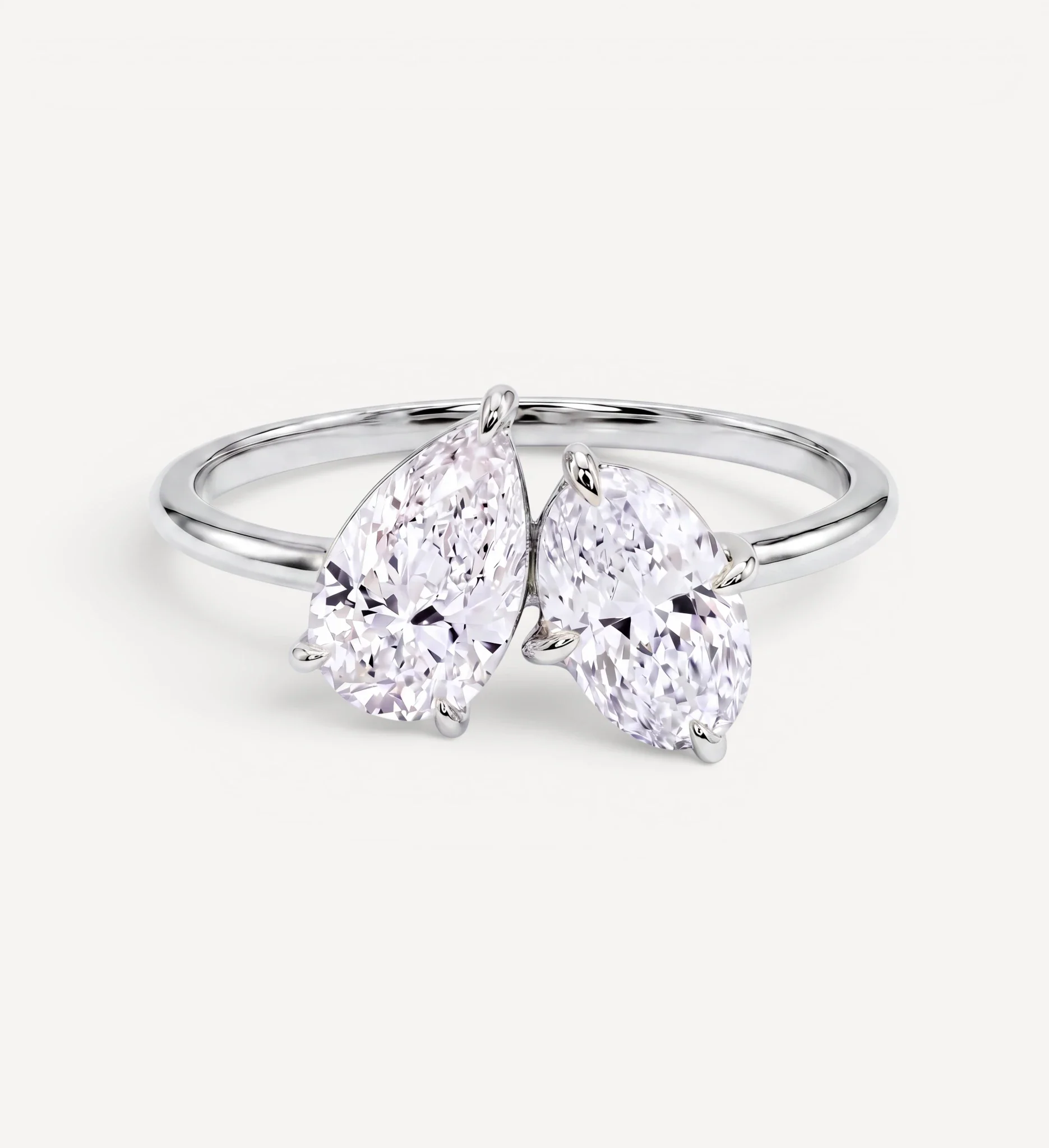 Toi et Moi | pear & oval diamond - Image 7