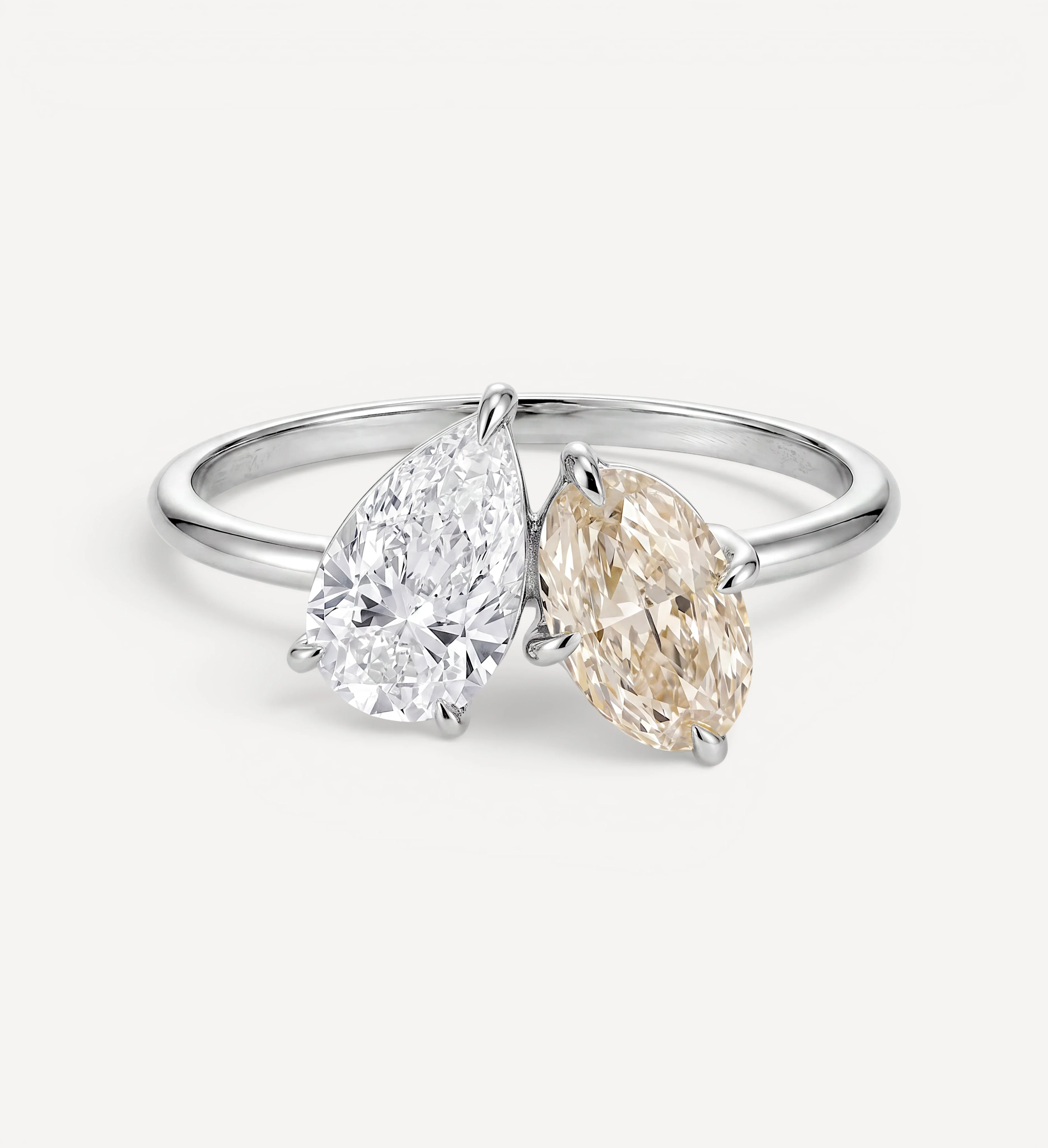 Toi et Moi | pear & oval diamond - Image 6