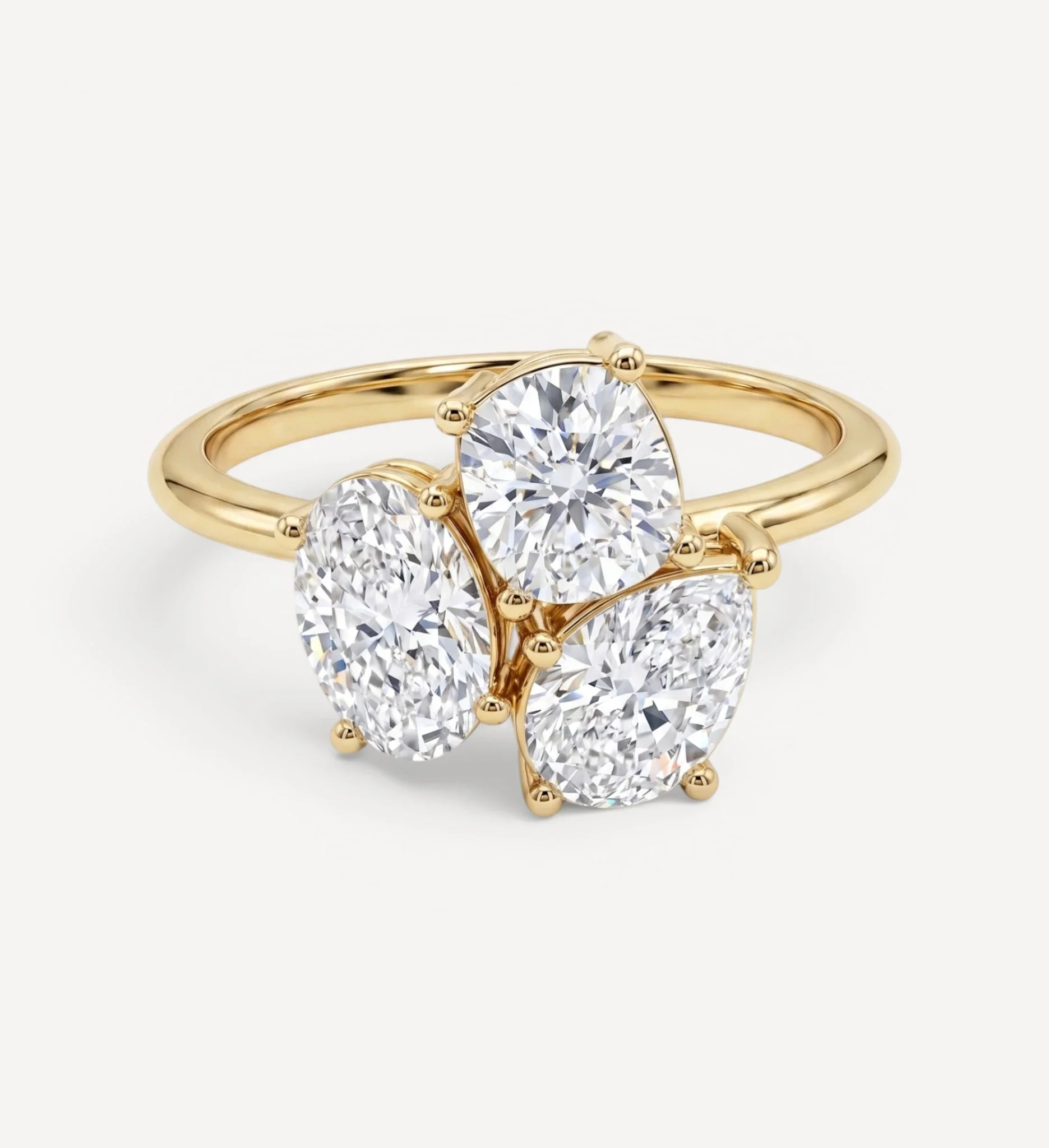 Triolet ring | diamond