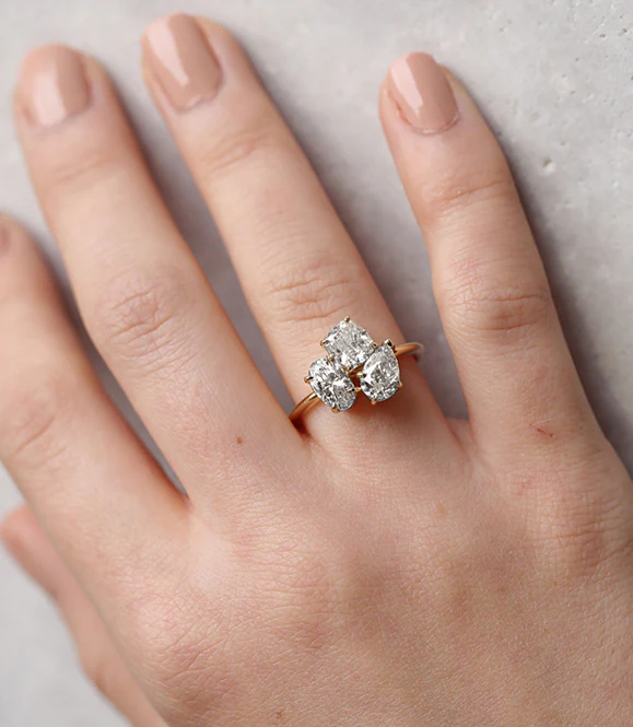 Triolet ring | diamond - Image 2