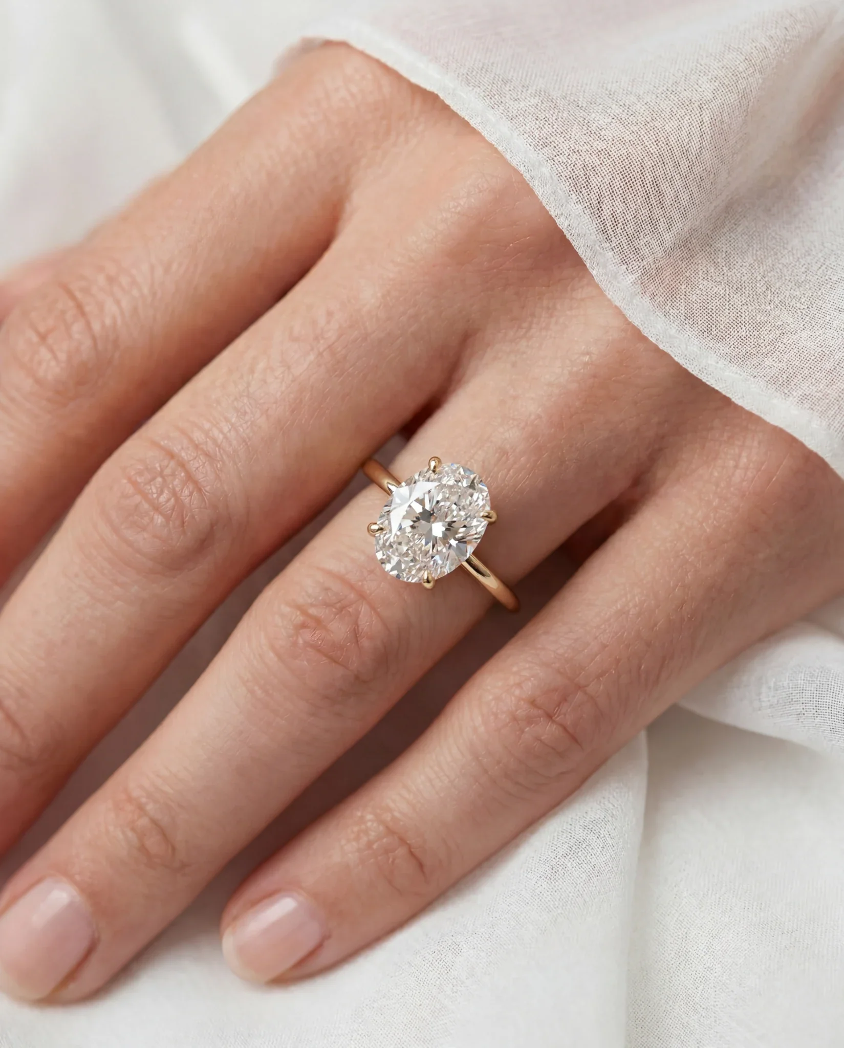 Willa Diamond Solitaire | Oval - Image 2
