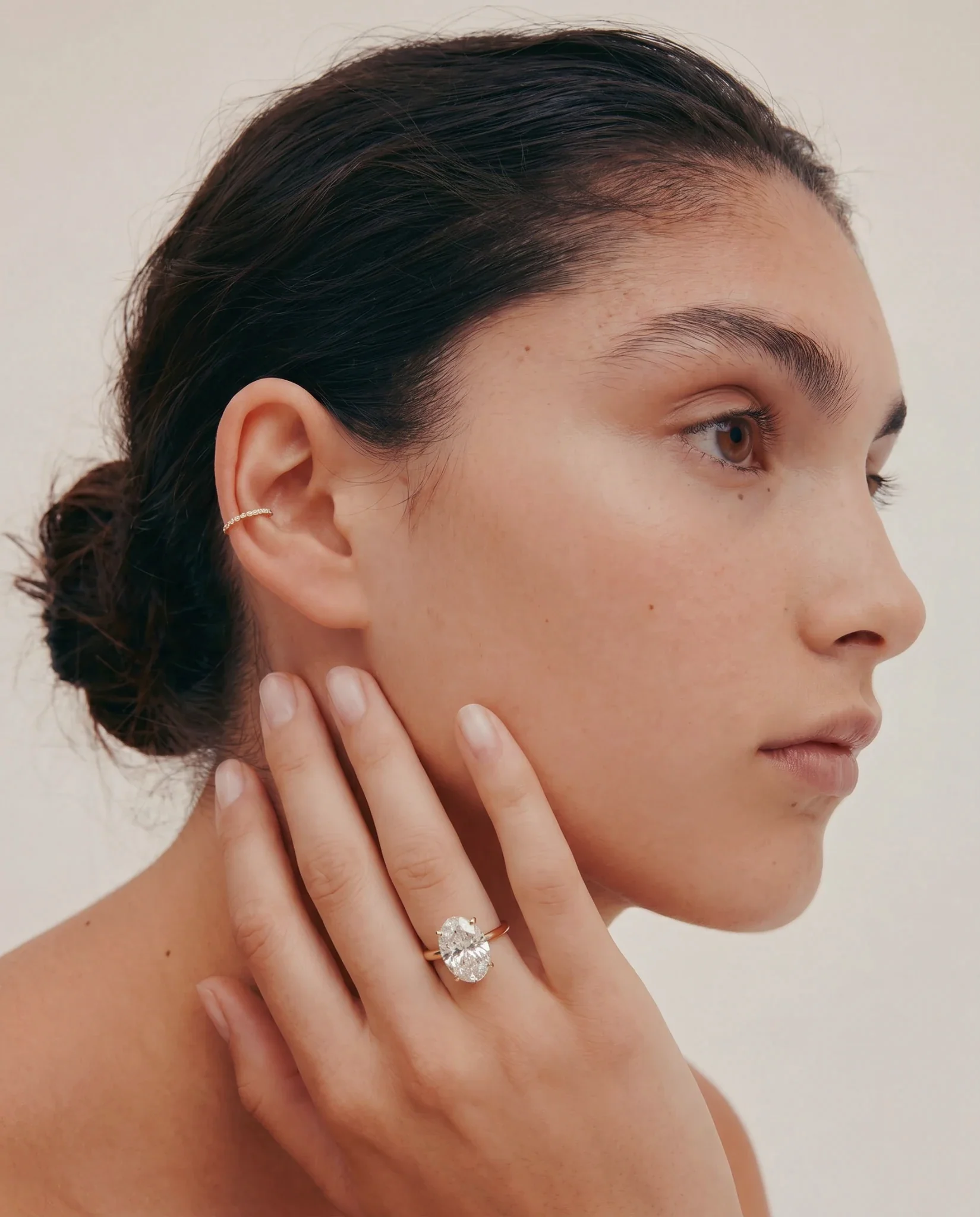 Willa Diamond Solitaire | Oval - Image 3