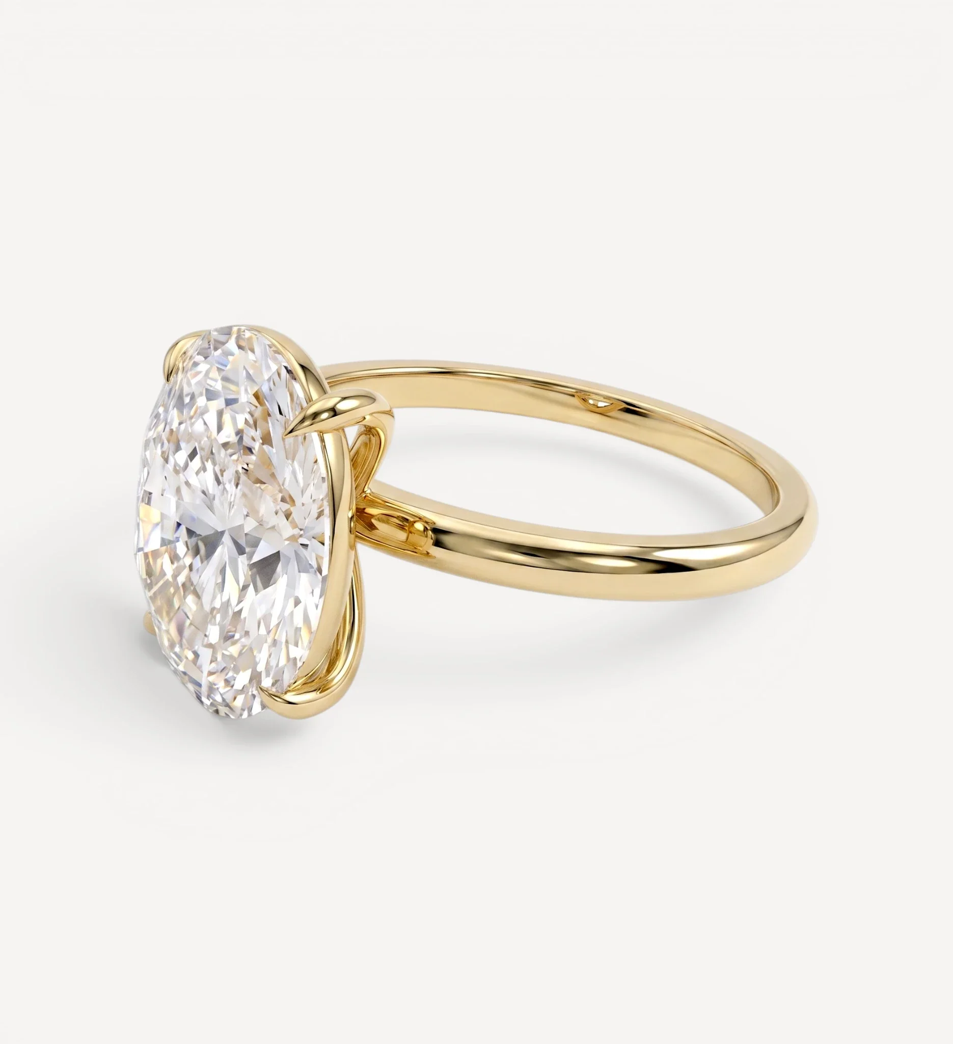 Willa Diamond Solitaire | Oval - Image 4